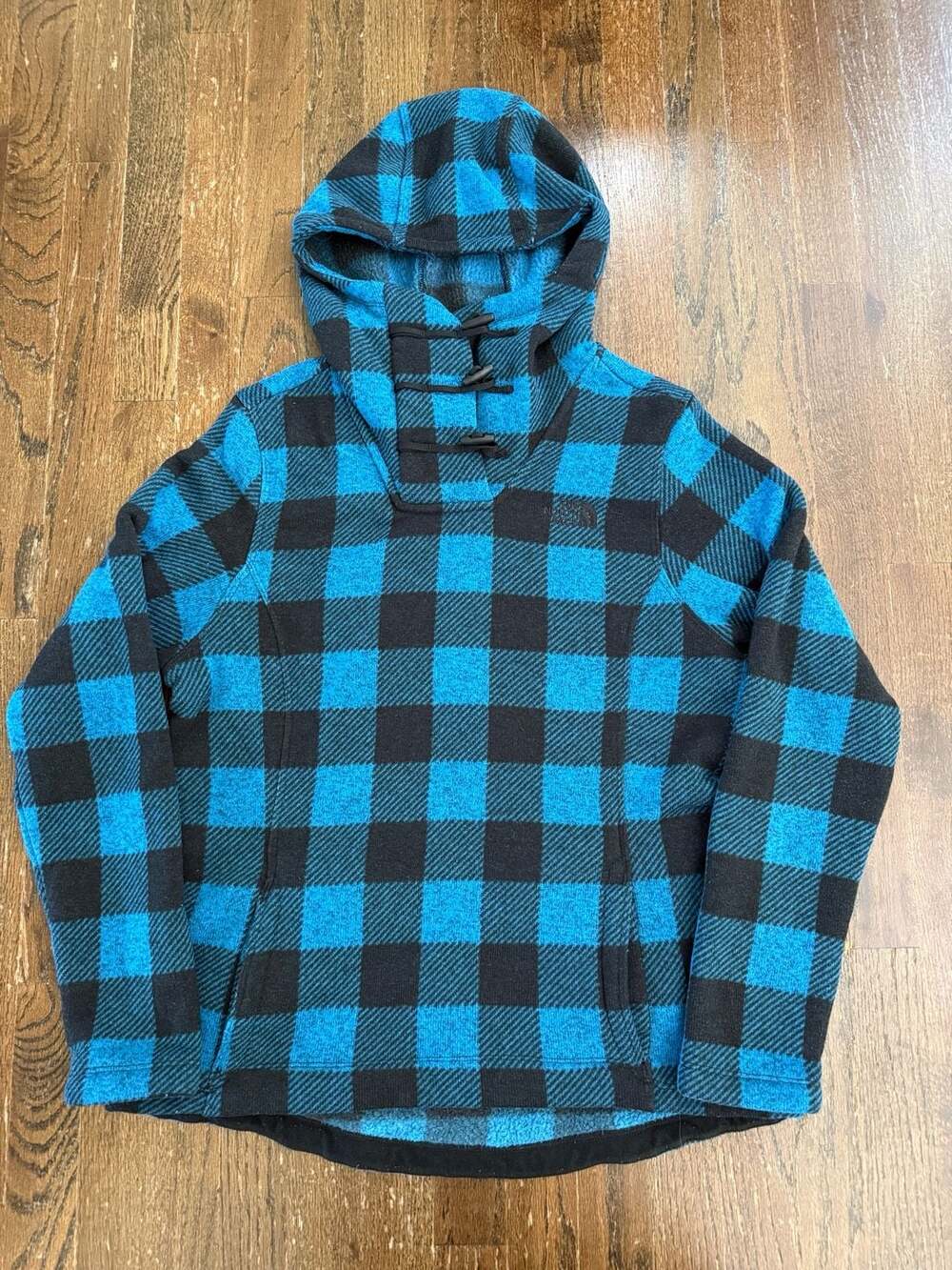 The North Face Women's Buffalo Plaid Toggle Fleece Hoodie
